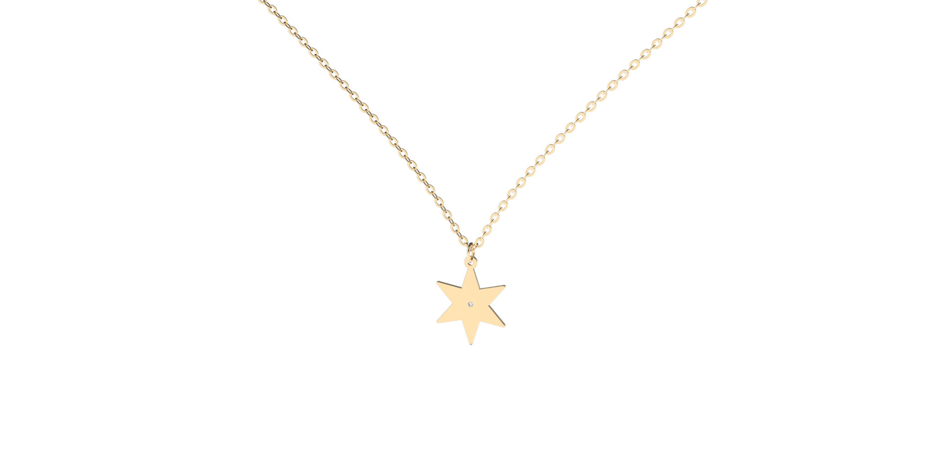 Diamond necklace Star