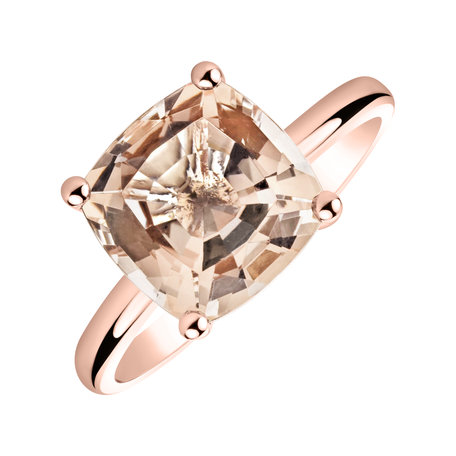 Ring with Morganite Bonbon
