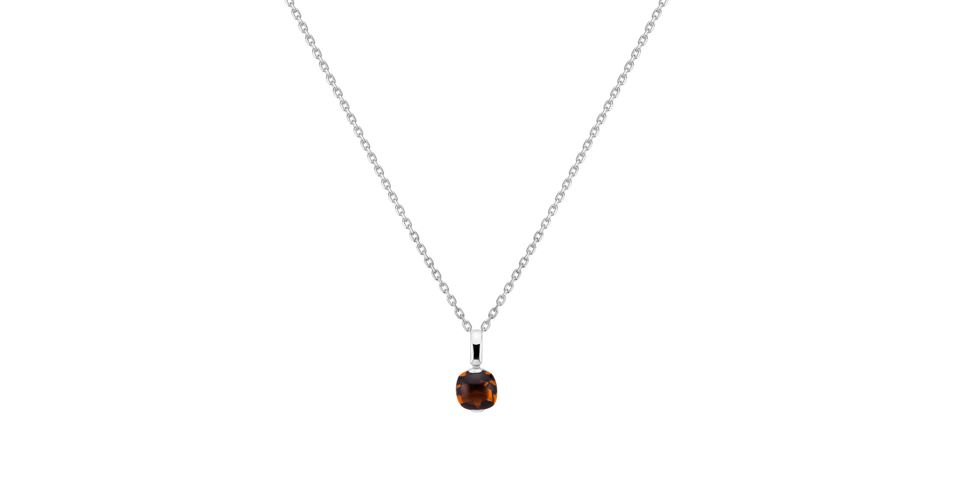 Pendant with Smoky Quartz Bonbon