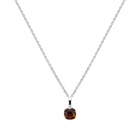 Pendant with Smoky Quartz Bonbon
