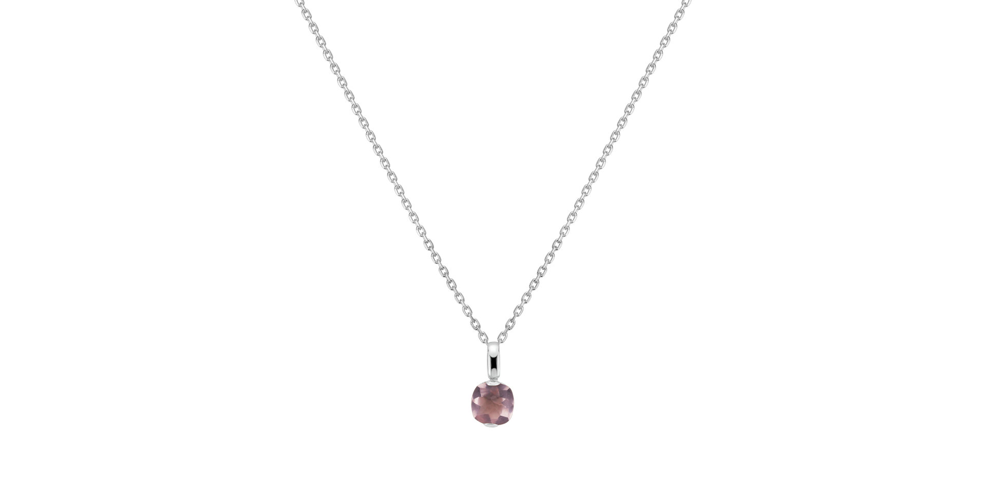 Pendant with Rose Quartz Bonbon