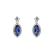 Diamond earrings with Sapphire Mysterious Lagoon5