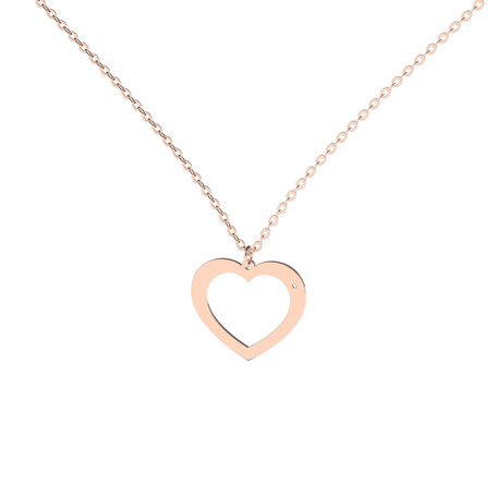 Diamond necklace One Heart