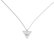 Diamond necklace Triangle Love6