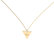 Diamond necklace Triangle Love6