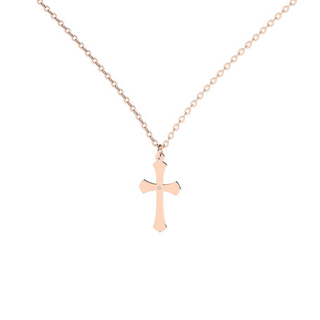 Diamond necklace Classic Cross