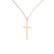 Diamond necklace Cross6