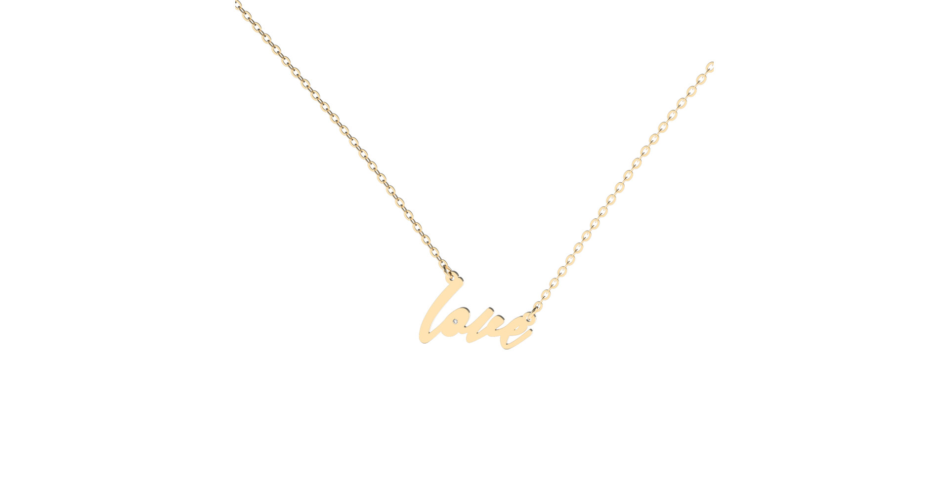 Diamond necklace Love Maker