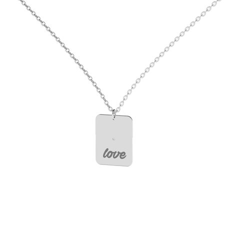 Diamond necklace Love