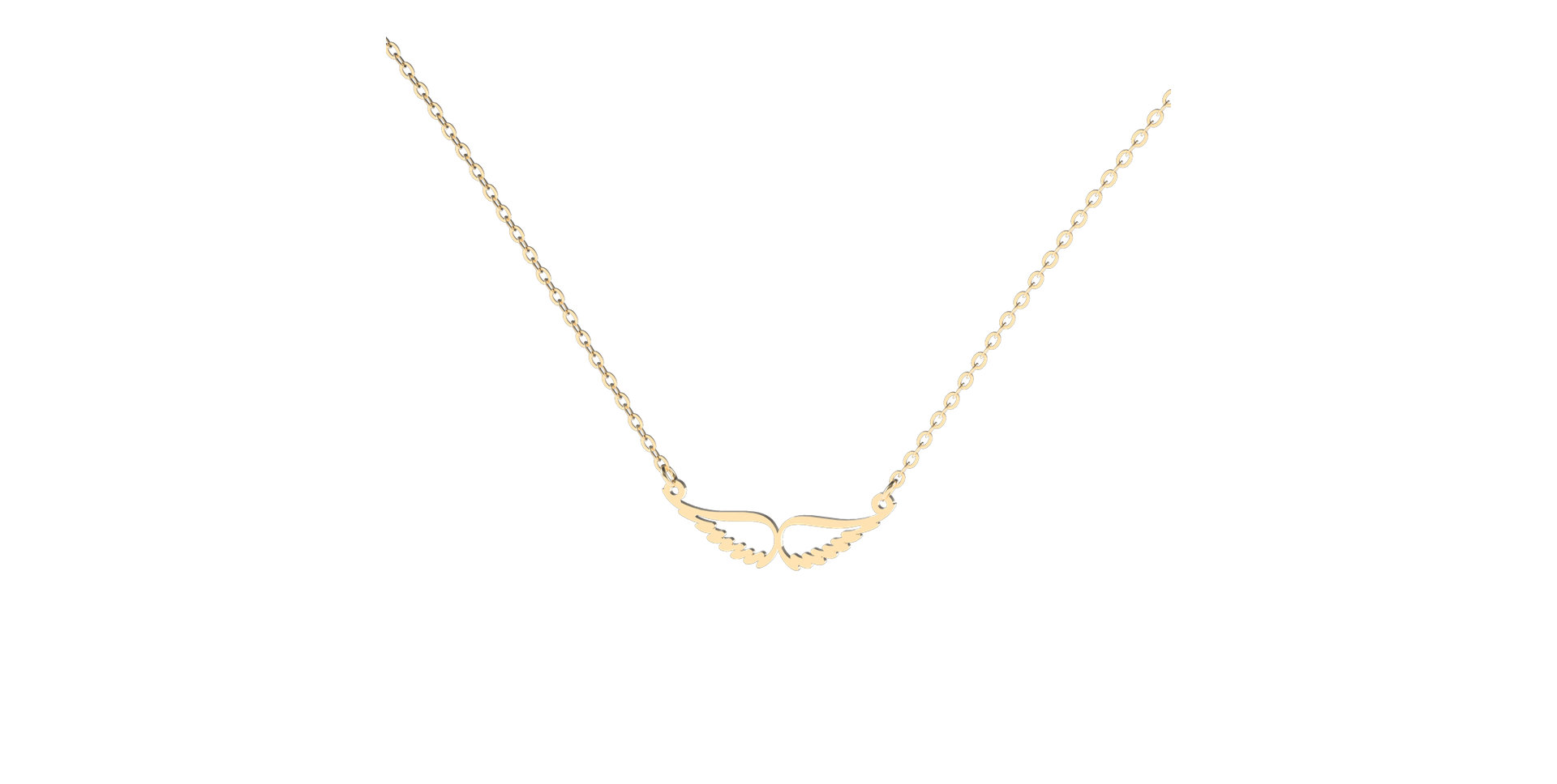 Diamond necklace Wings