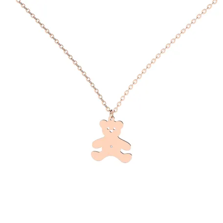 Diamond necklace Teddy Bear
