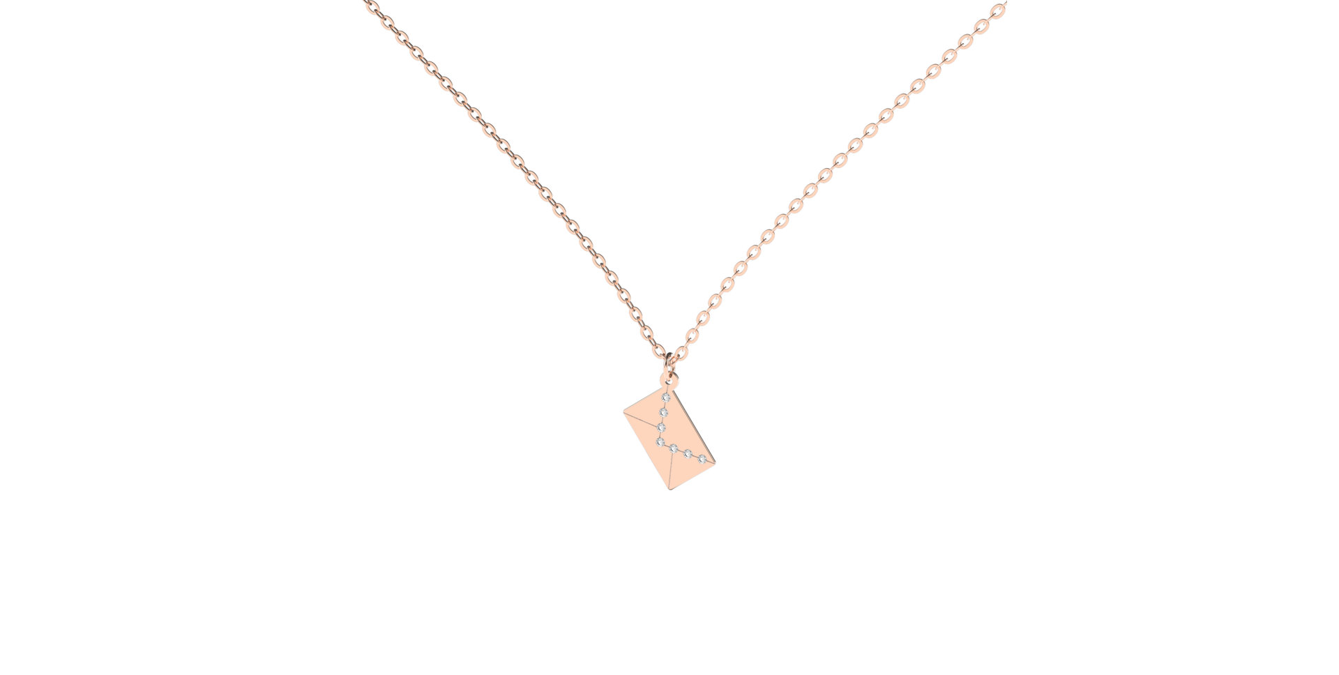 Diamond necklace Diamond Envelope