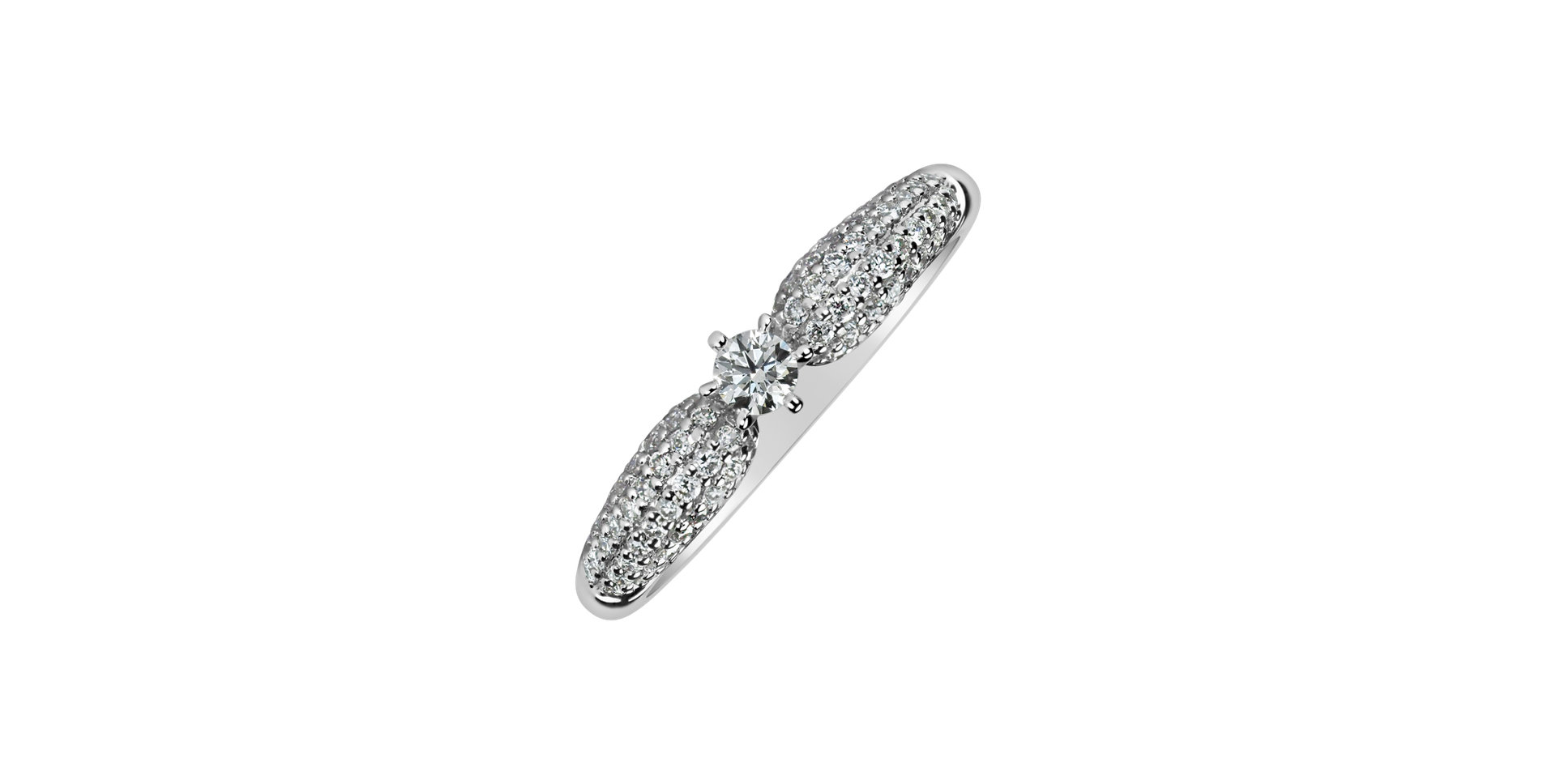 14ct white gold diamond ring Luxury Addiction