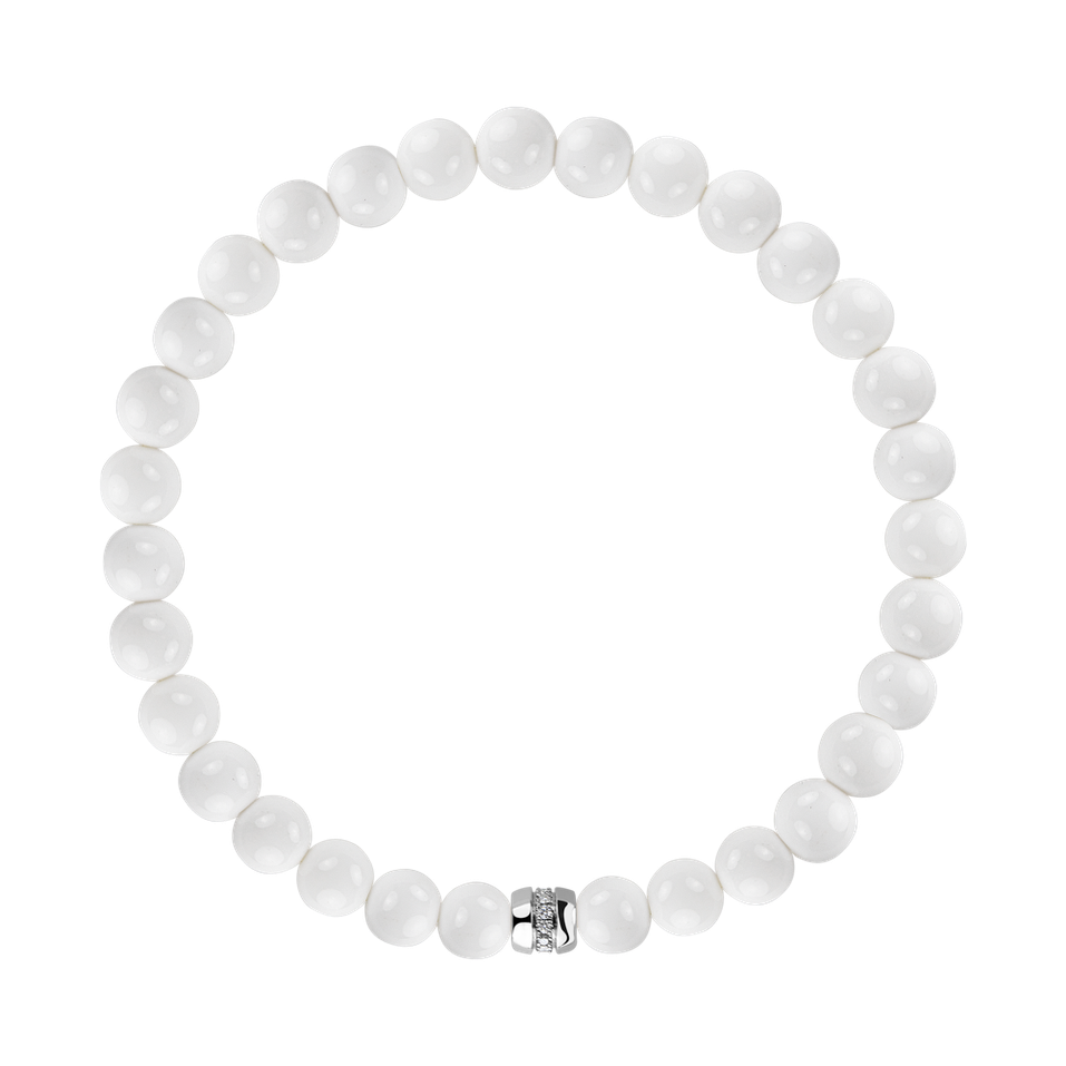 Diamond braclet with Agate Oracle