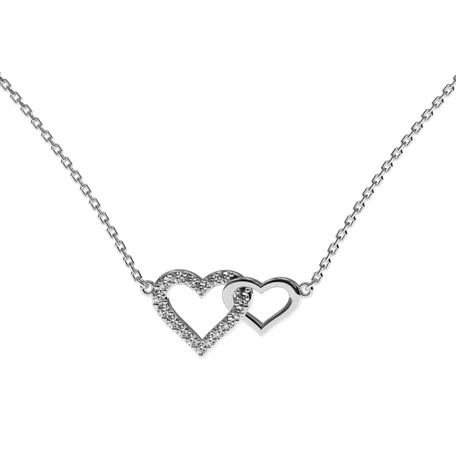 Diamond necklace Precious Hearts