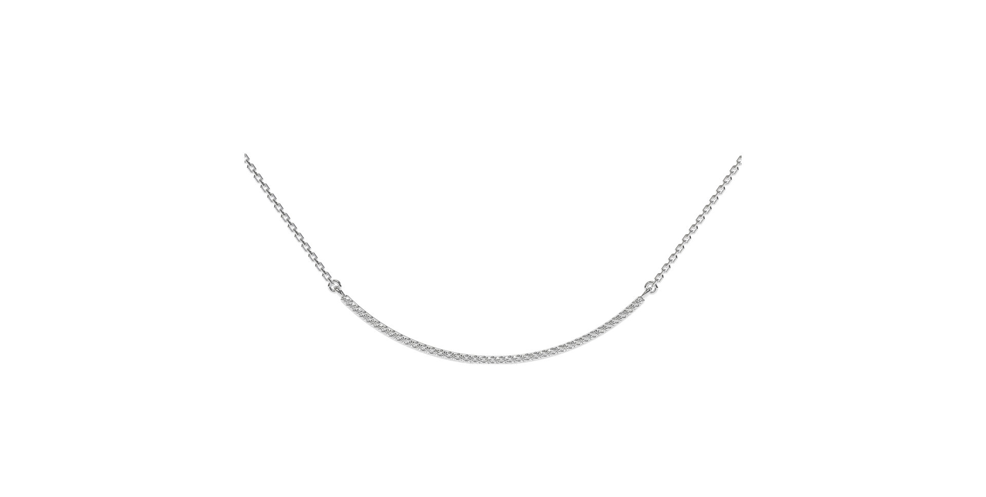 Diamond necklace Shimmer Line