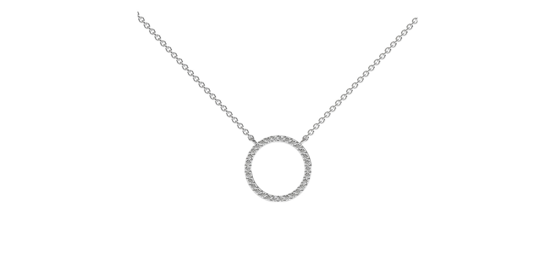 Diamond necklace Little Circle
