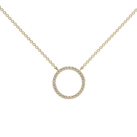 Diamond necklace Little Circle