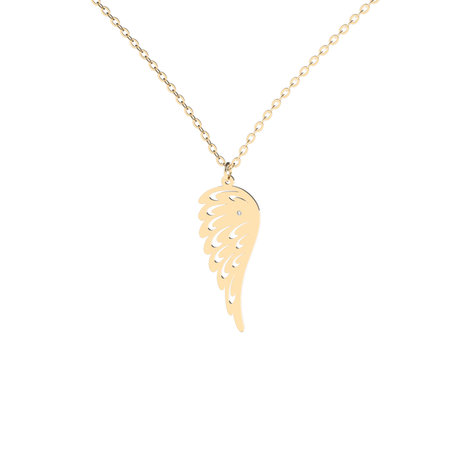 Diamond necklace Guardian Wing