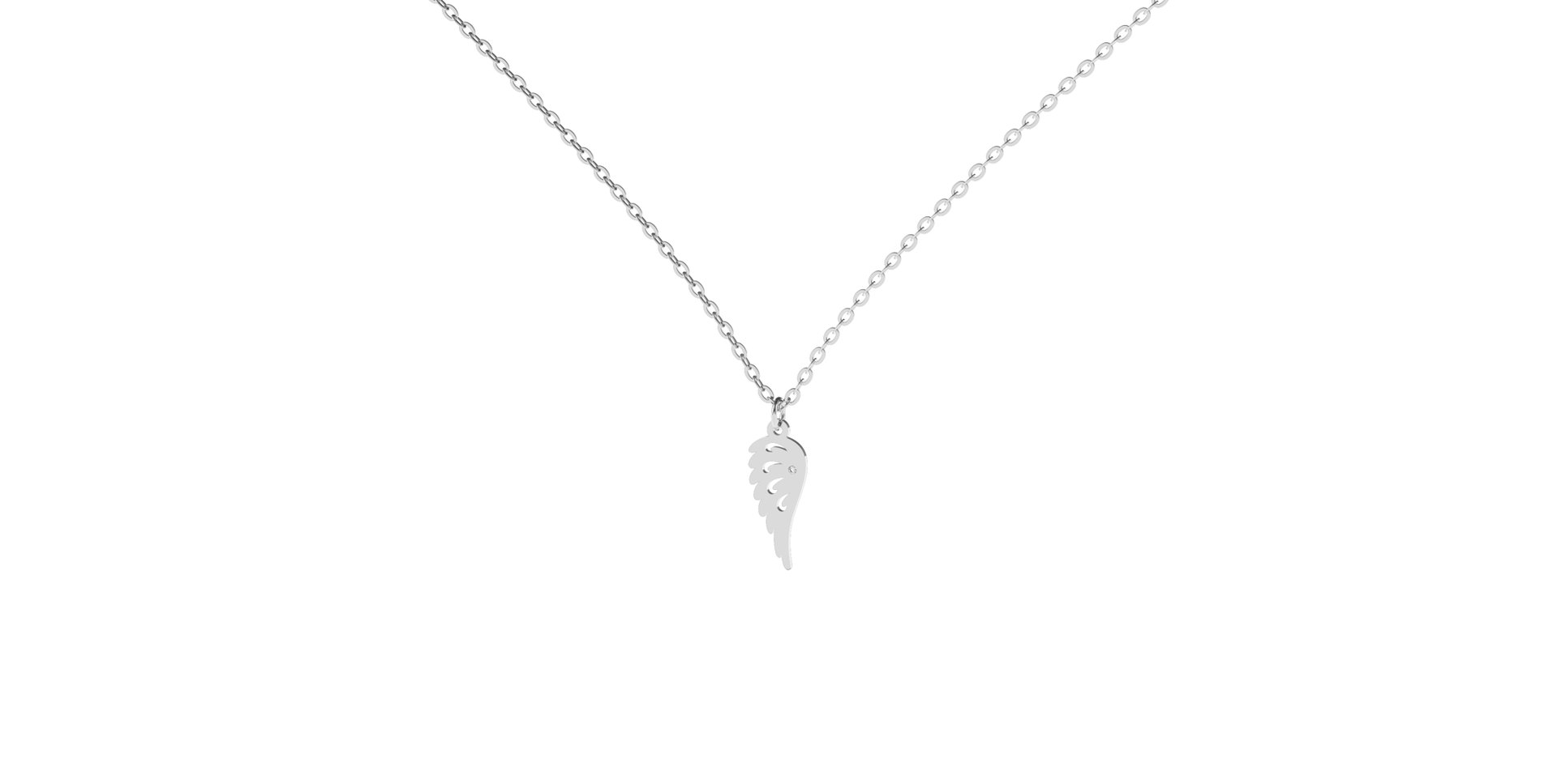 Diamond necklace Diamond Wing