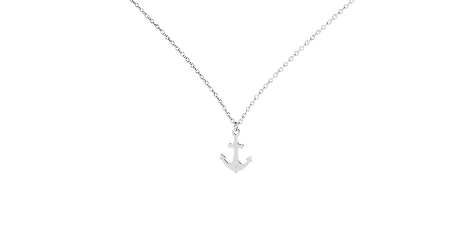 Diamond necklace Diamond Anchor