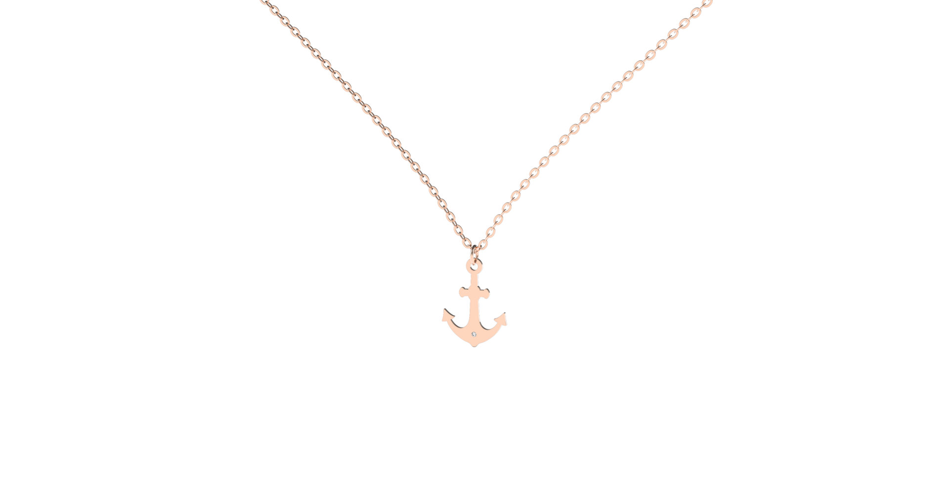 Diamond necklace Diamond Anchor