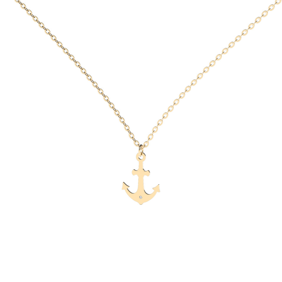 Diamond necklace Diamond Anchor