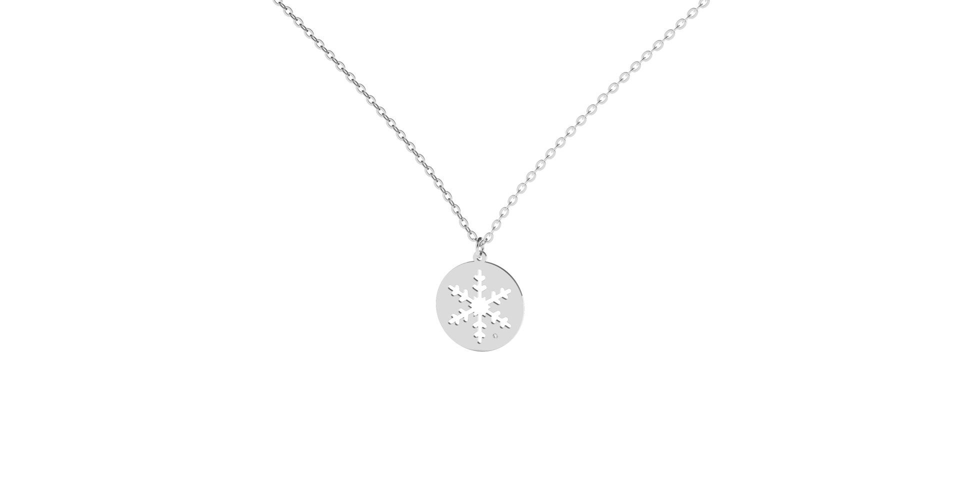 Diamond necklace Diamond Snowflake