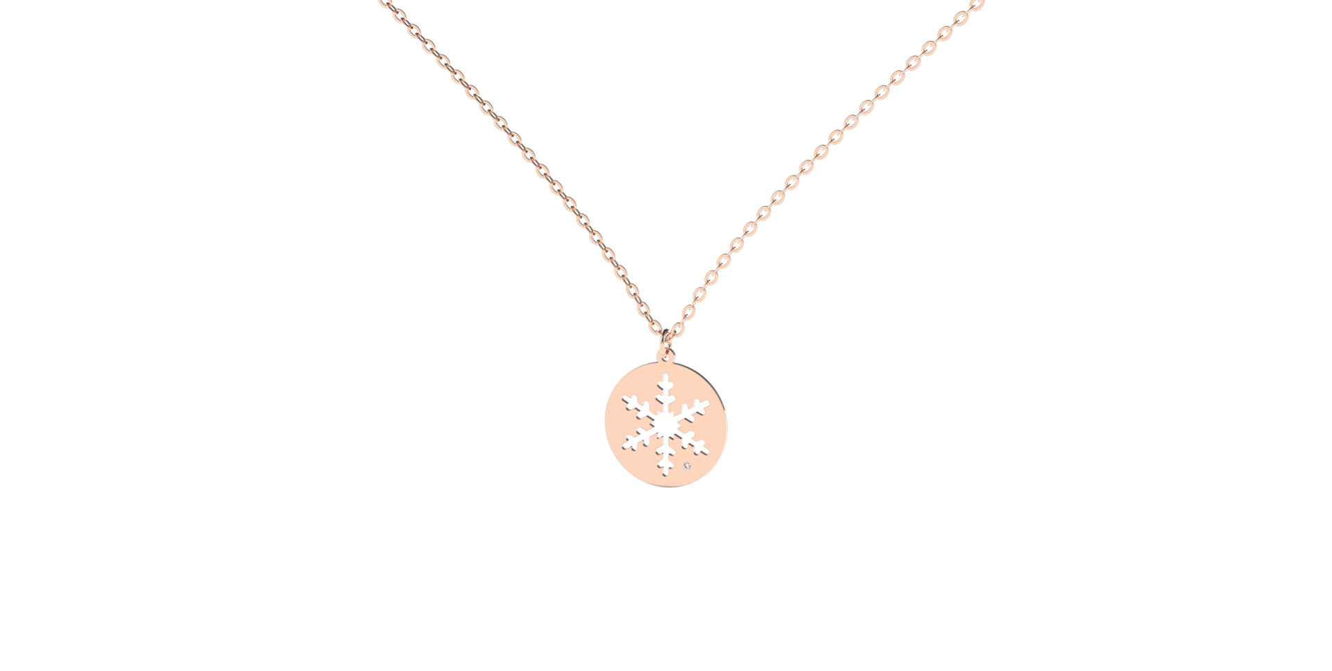 Diamond necklace Diamond Snowflake