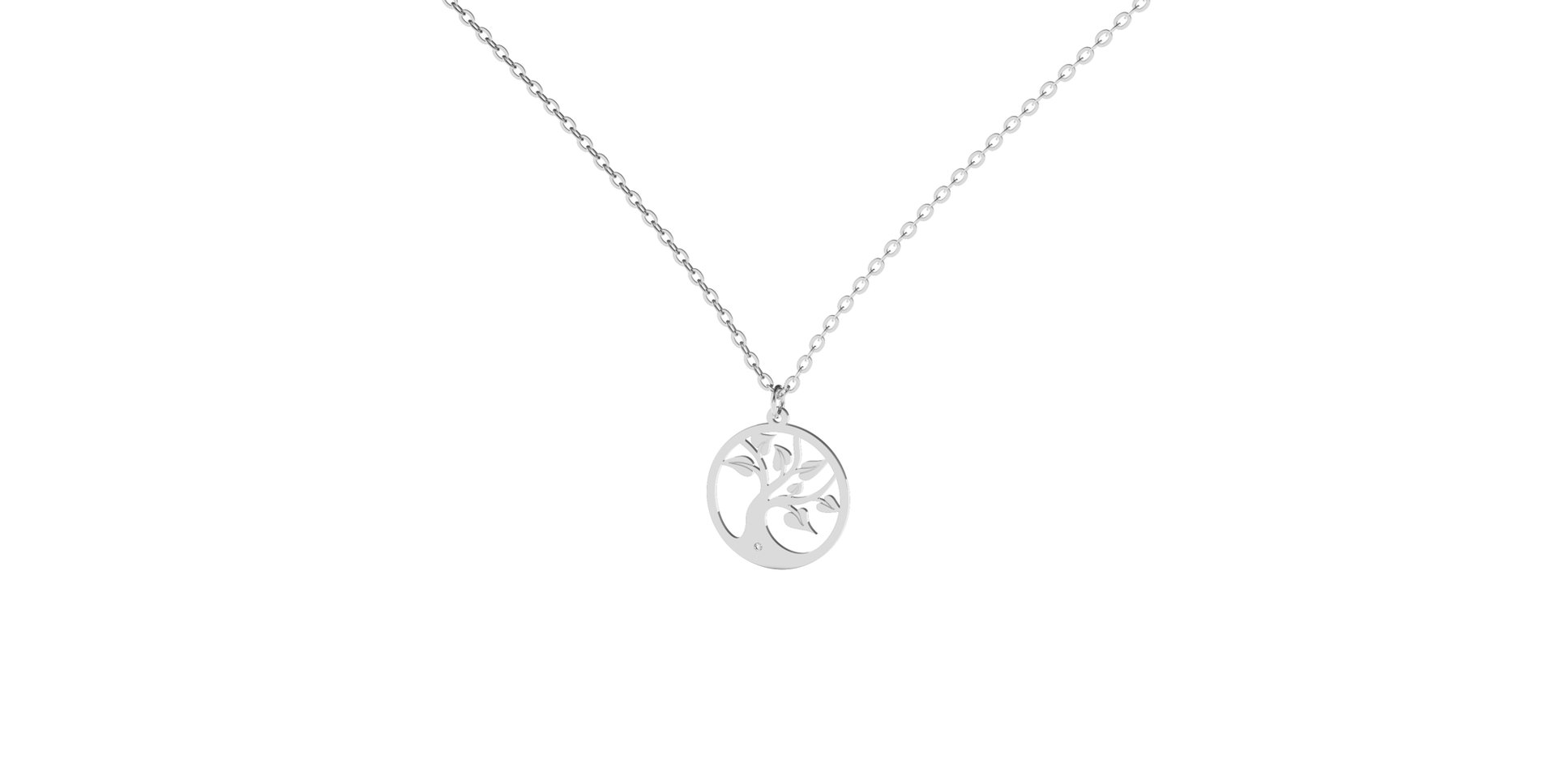 Diamond necklace Tree of Life