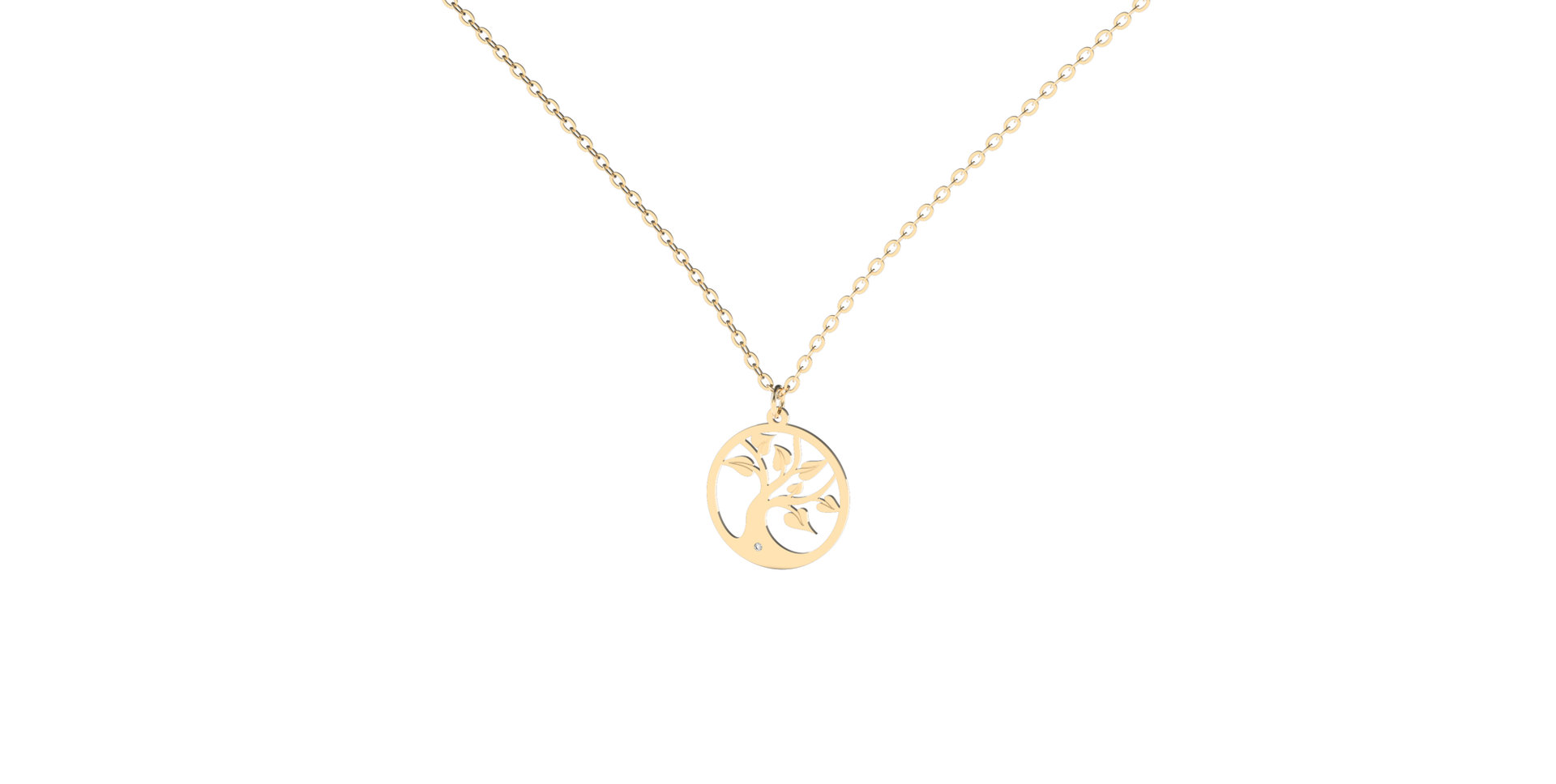 Diamond necklace Tree of Life