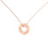 Diamond necklace Love Circle2