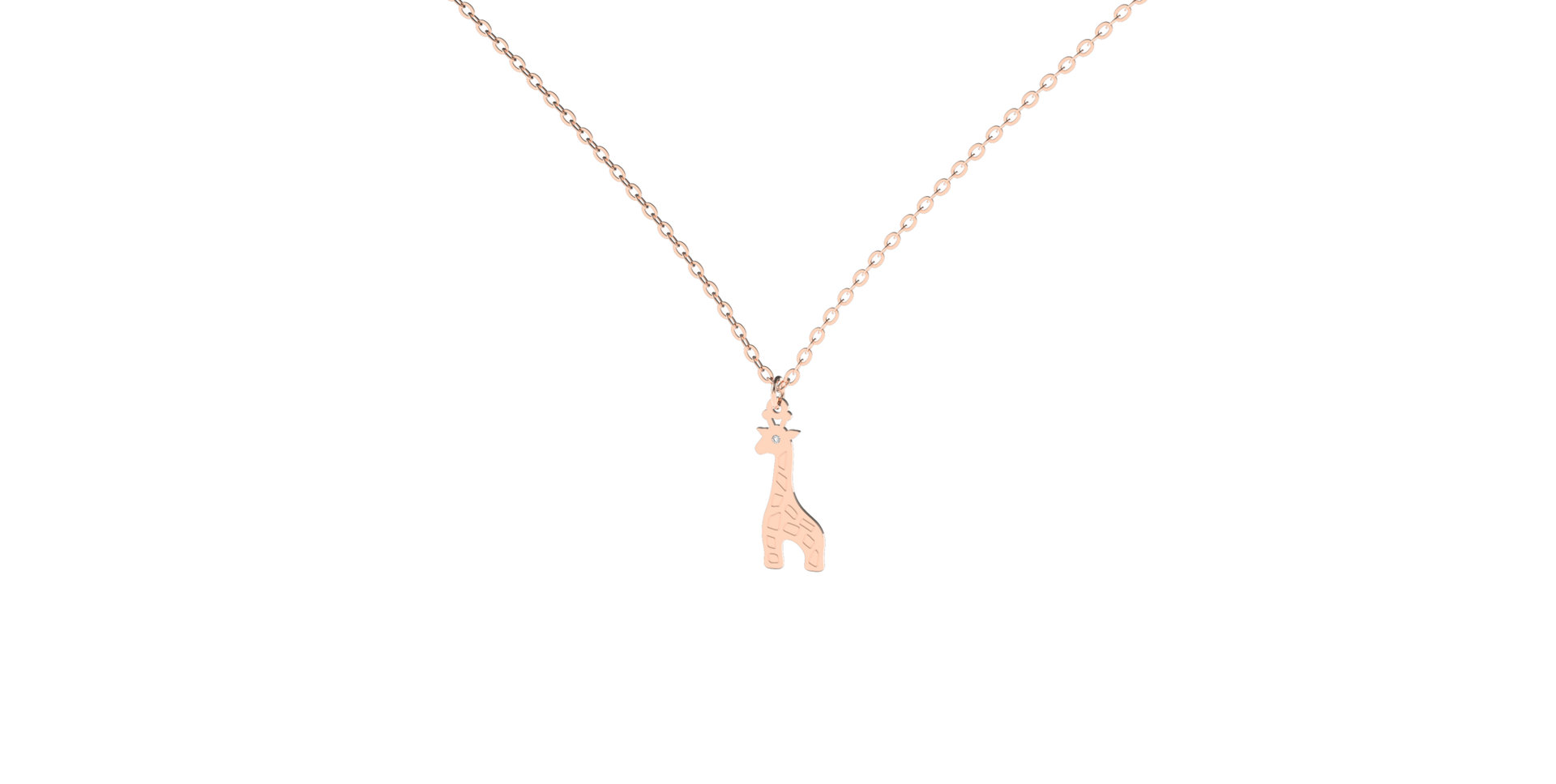 Diamond necklace Little Giraffe