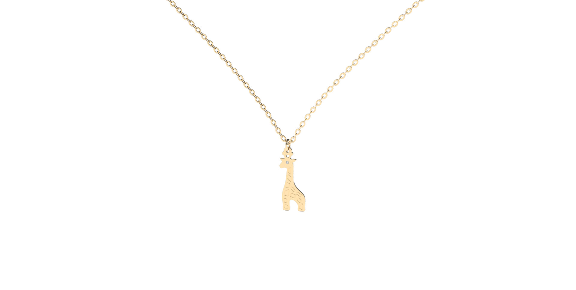 Diamond necklace Little Giraffe