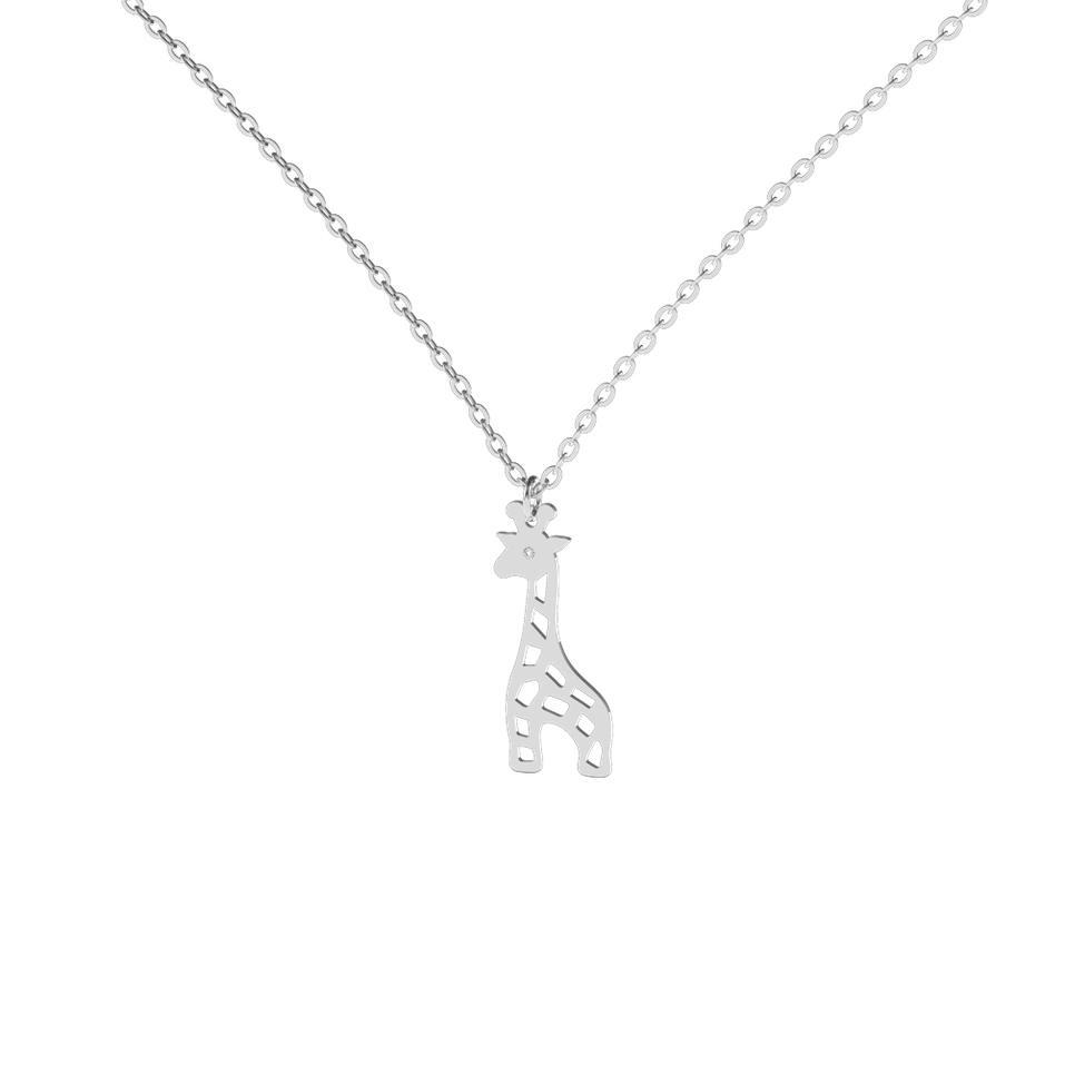 Diamond necklace Giraffe