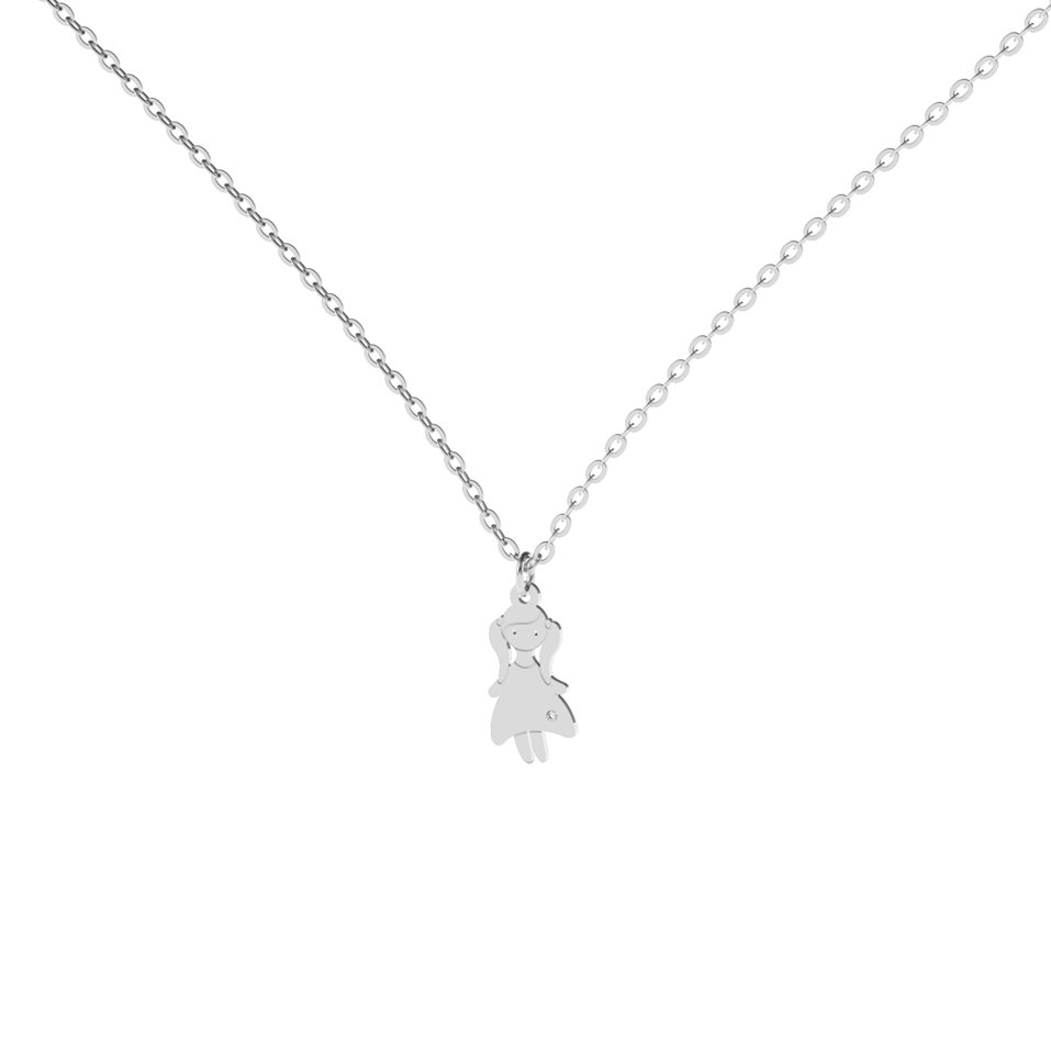 Diamond necklace Little Girl