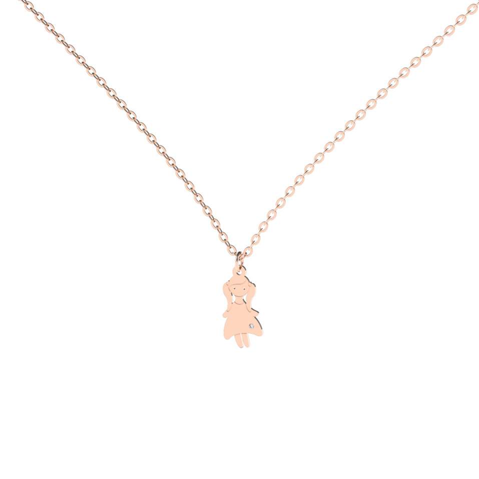 Diamond necklace Little Girl