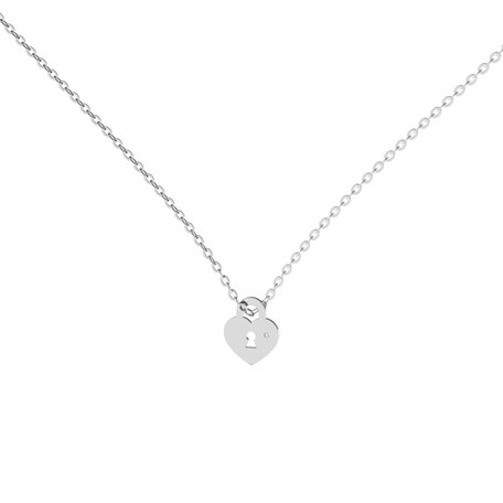 Diamond necklace Little Heart Lock