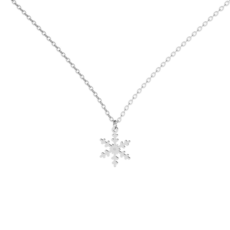 Diamond necklace Little Snowflake