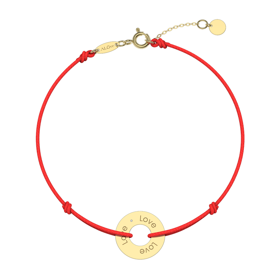 Diamond bracelet Love Circle
