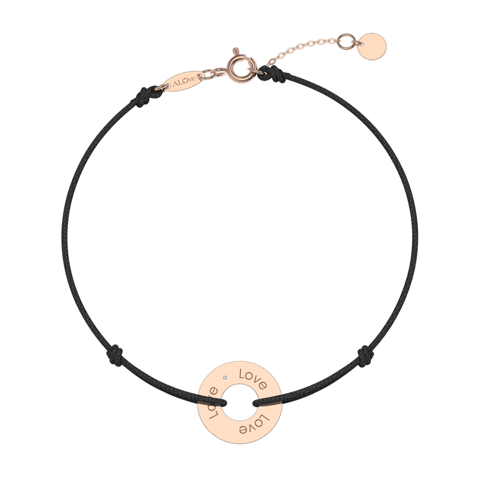 Diamond bracelet Love Circle