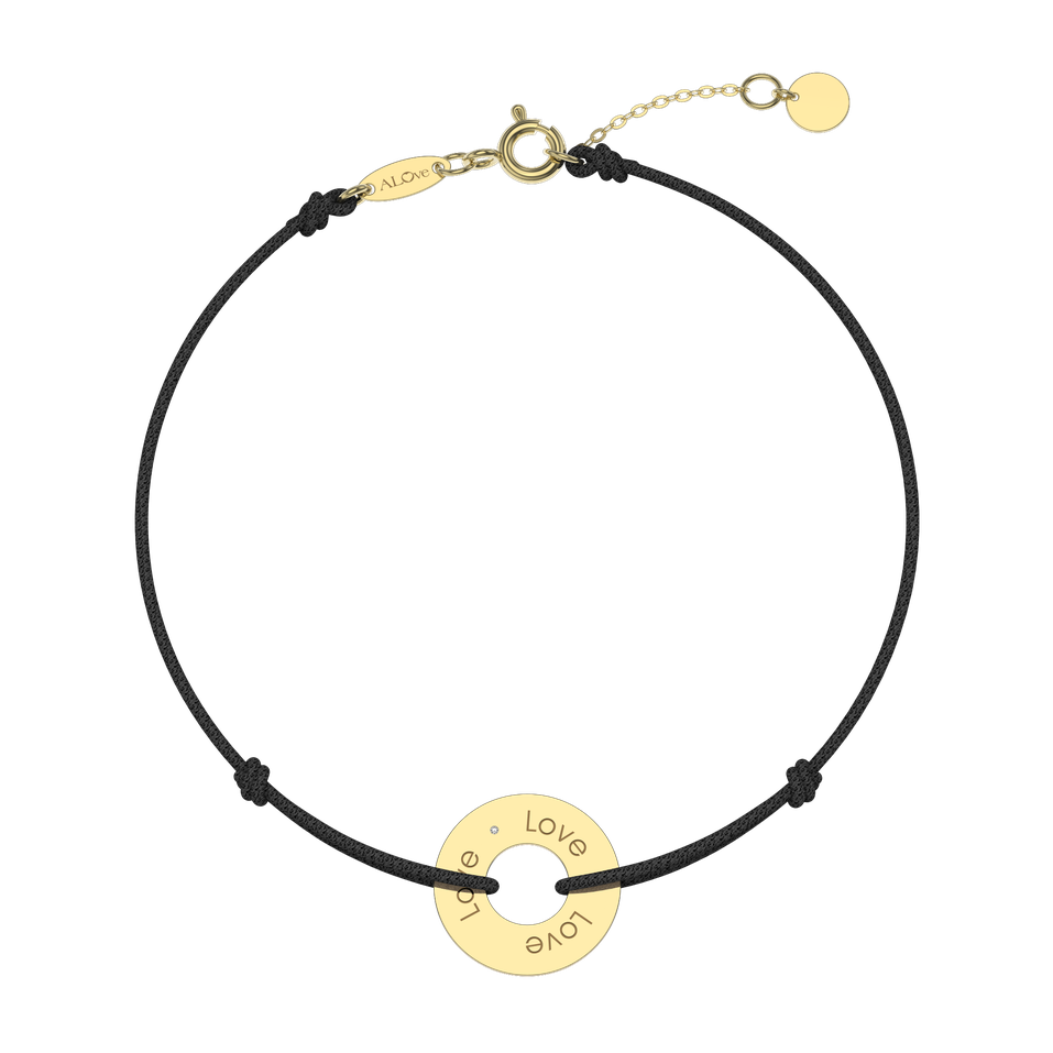 Diamond bracelet Love Circle