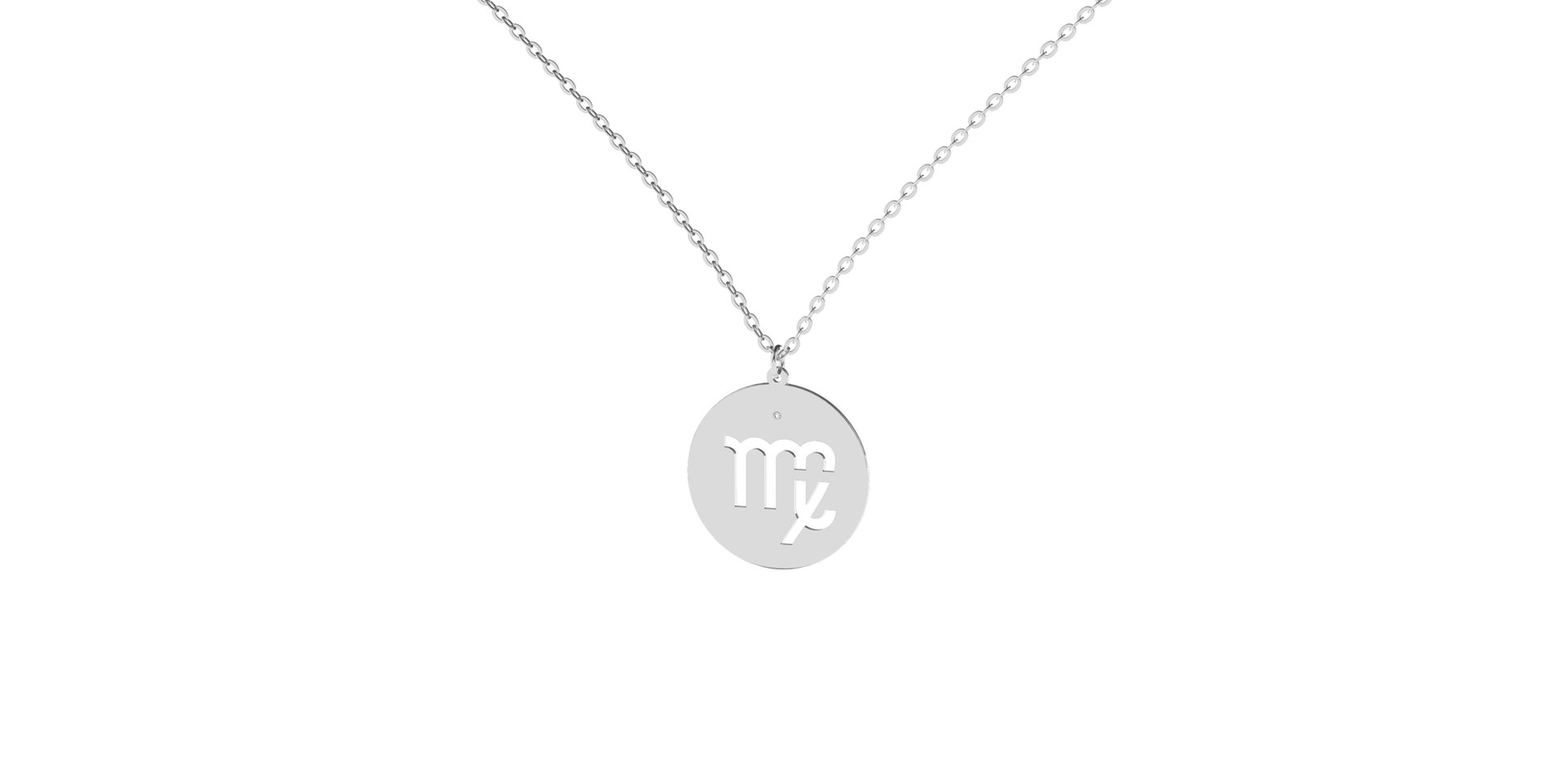 Diamond necklace Virgo