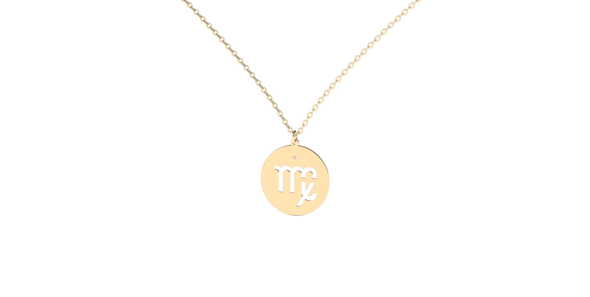 Diamond necklace Virgo