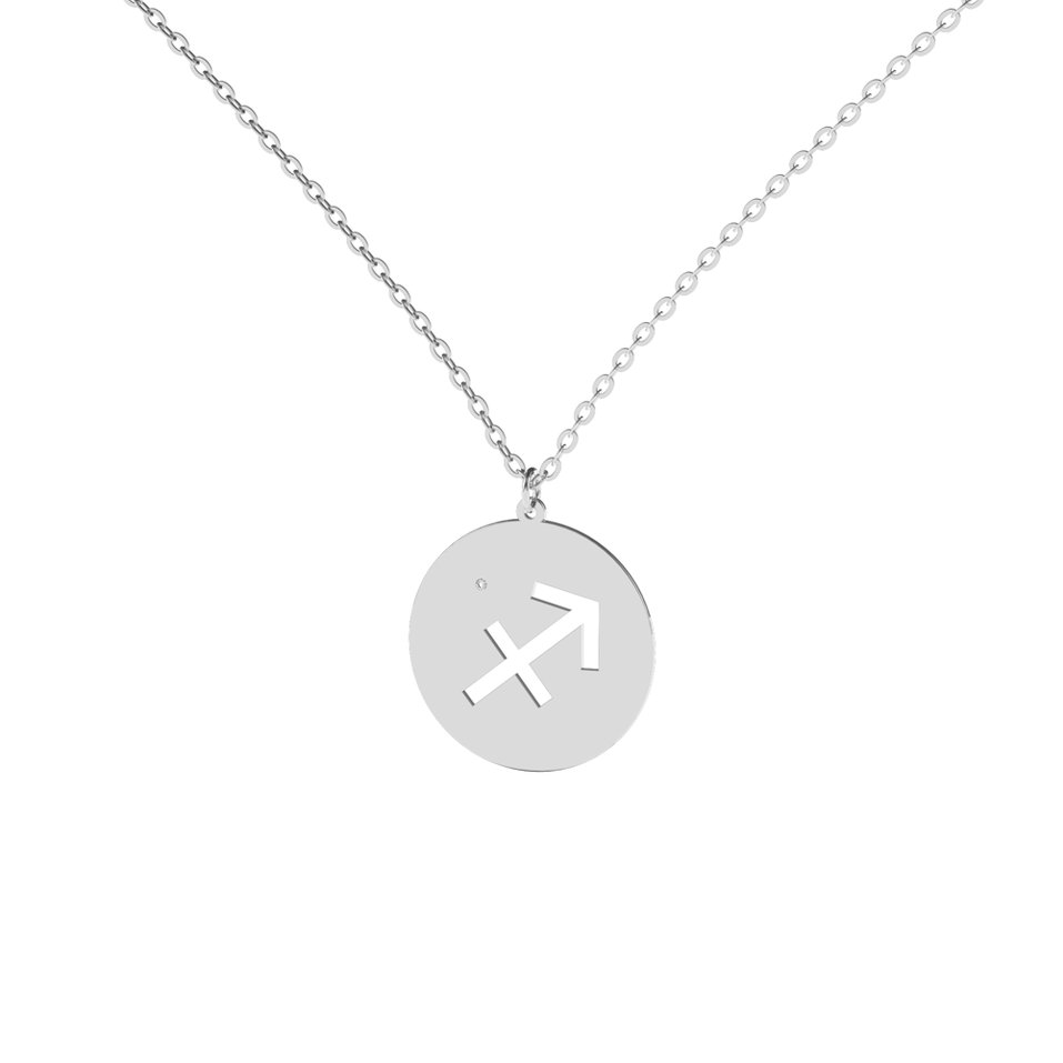 Diamond necklace Sagittarius