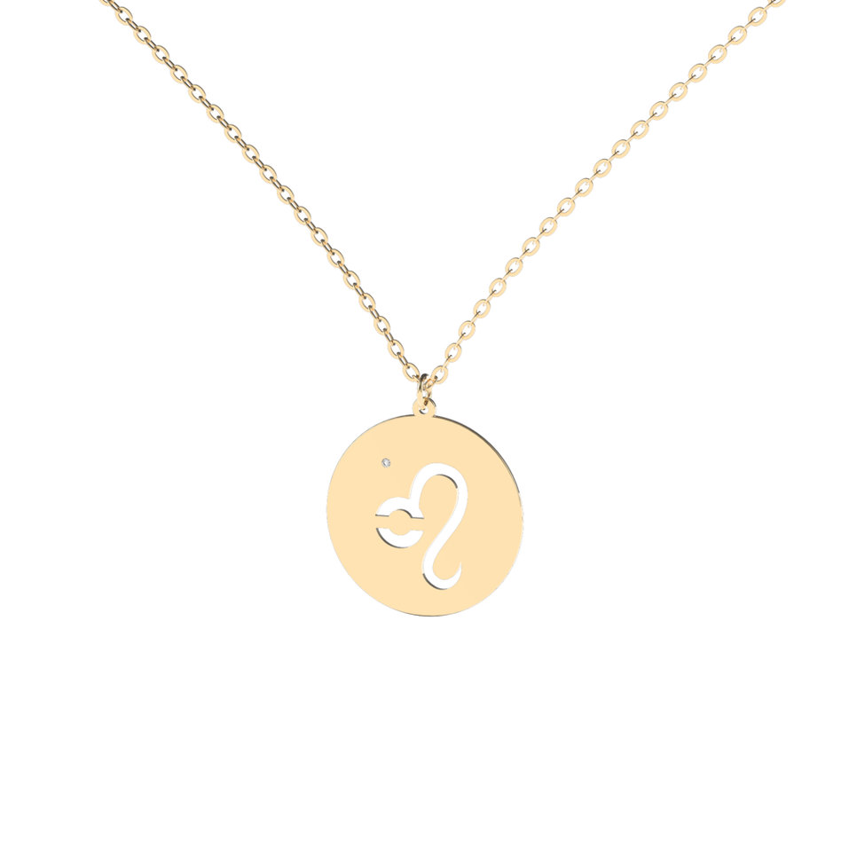Diamond necklace Leo