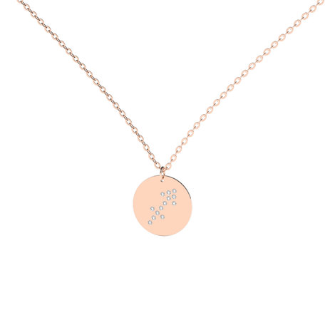 Diamond necklace Sagittarius