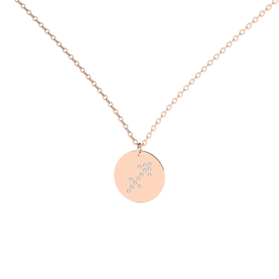 Diamond necklace Sagittarius