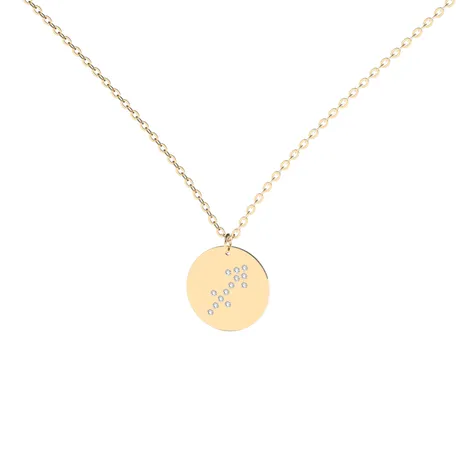 Diamond necklace Sagittarius