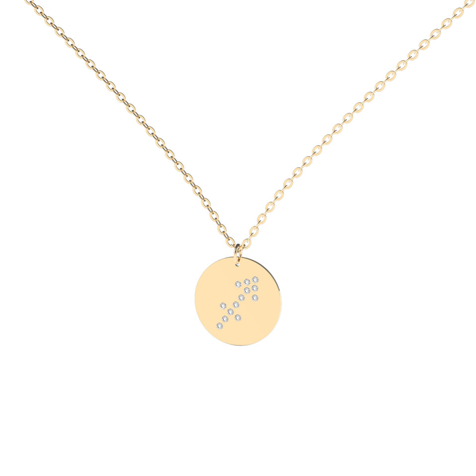 Diamond necklace Sagittarius